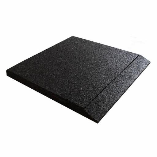 Rubber Tiles - Edge Ramp Tile