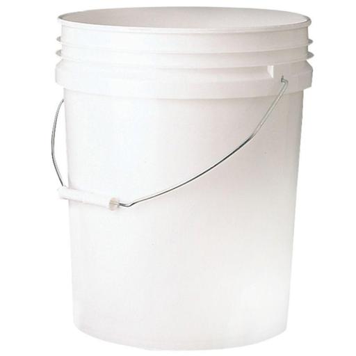 White resin bucket/GRP/Roofing/bucket/10litre/mixing bucket 
